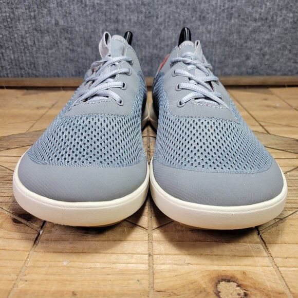 Olukai Moku Pae Shoes Mens 9 Grey Sneakers Mesh Slip On Comfort Casual‎ Sneakers - Picture 4 of 11